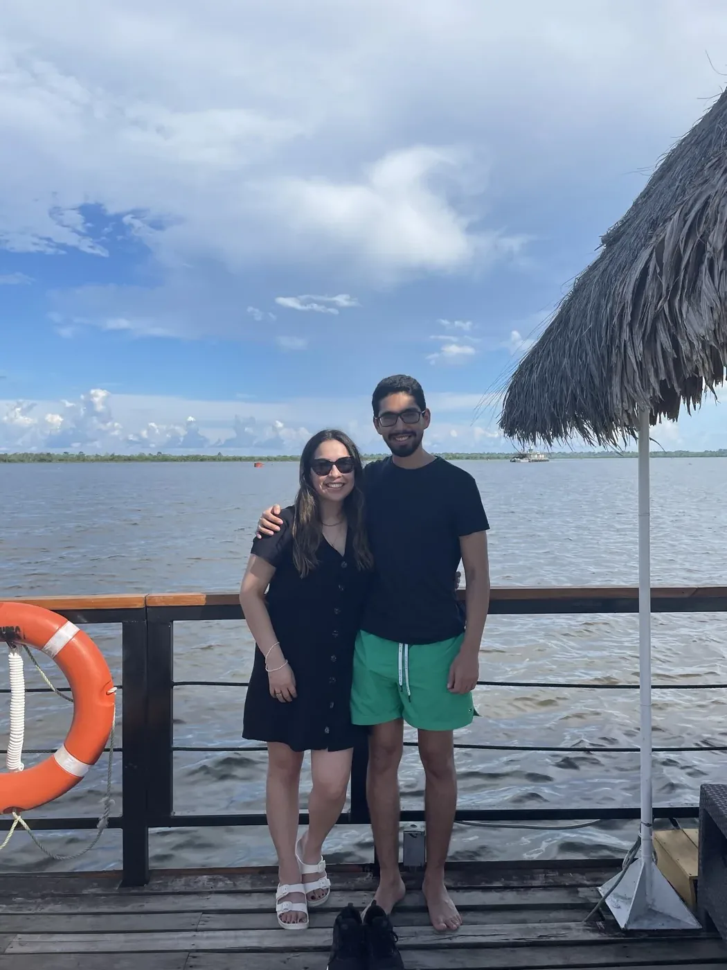 Valeria y Gerald en Iquitos