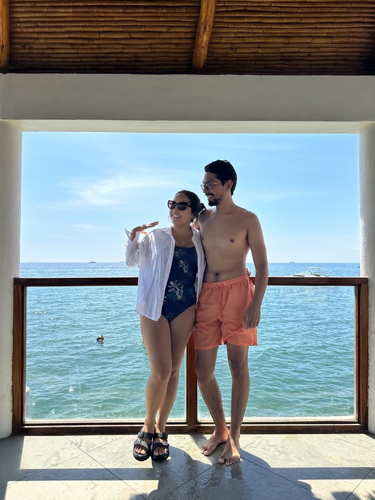 Valeria y Gerald en Paracas